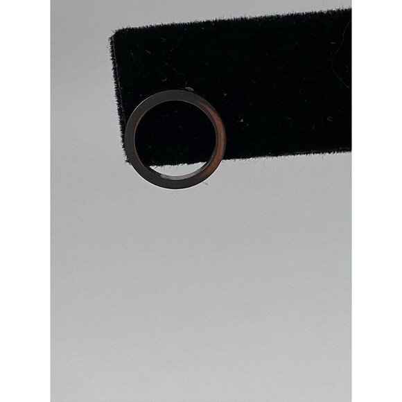 Simple Hollow Circle CZ Paving Stud Earrings For Women In Silver Alloy - Picture 4 of 6